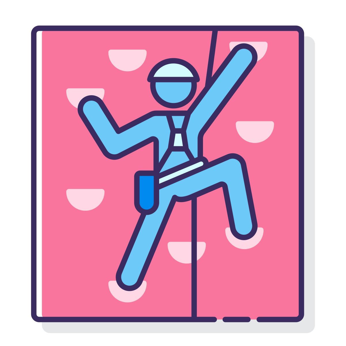 climbing wall icon
