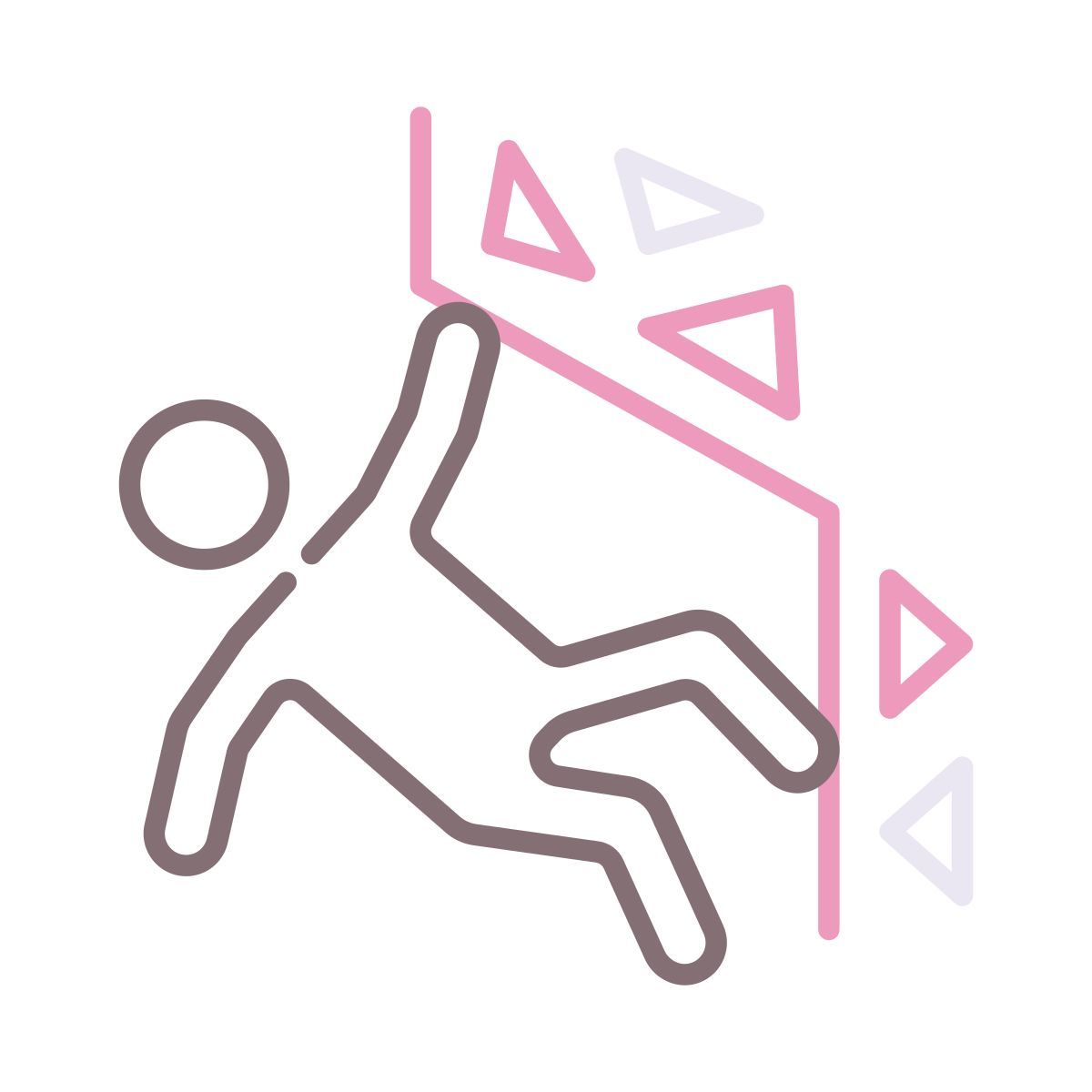 climbing wall icon