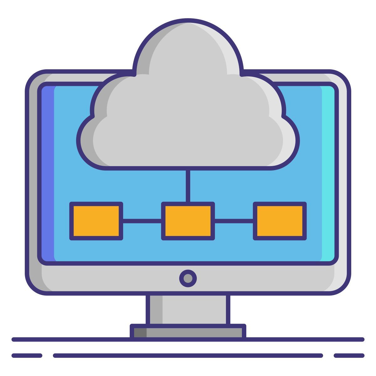 cloud computing icon