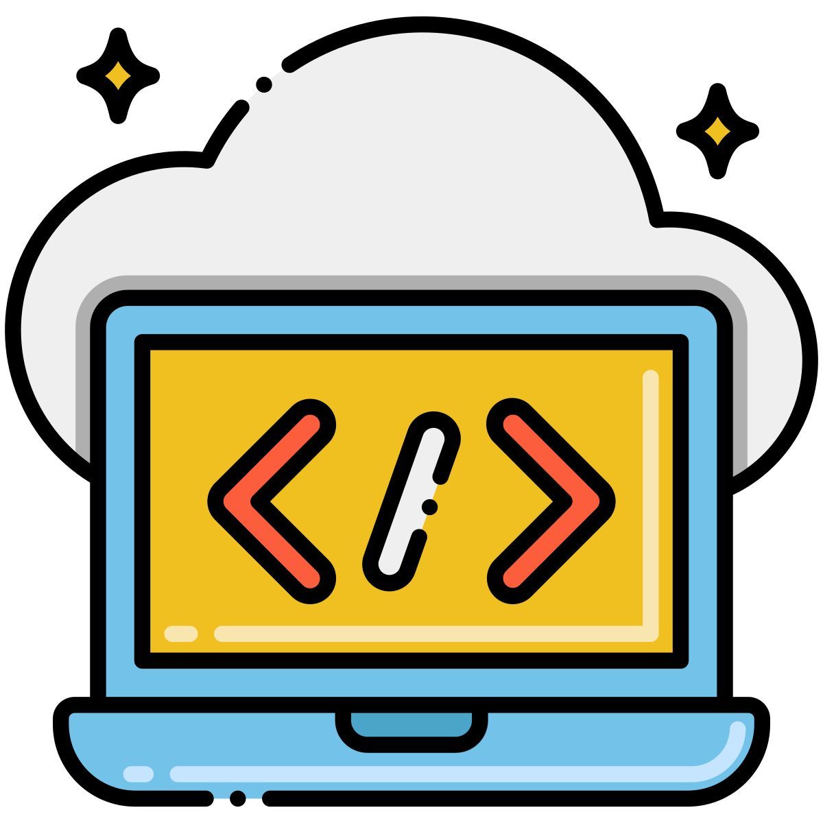 cloud computing icon