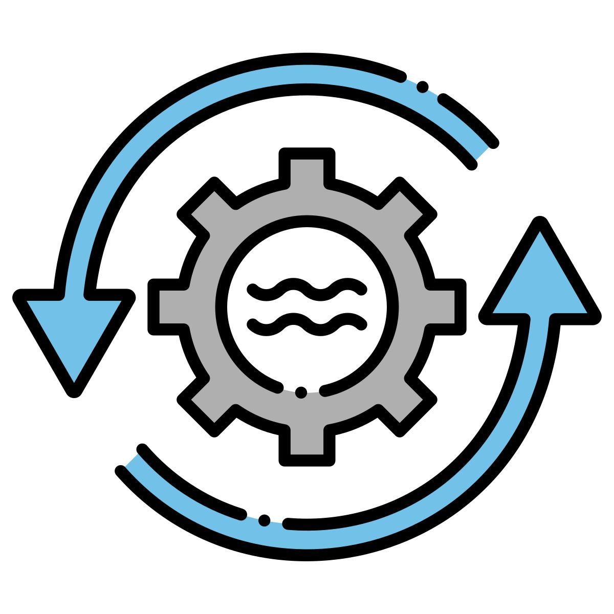 elaborazione cloud icon