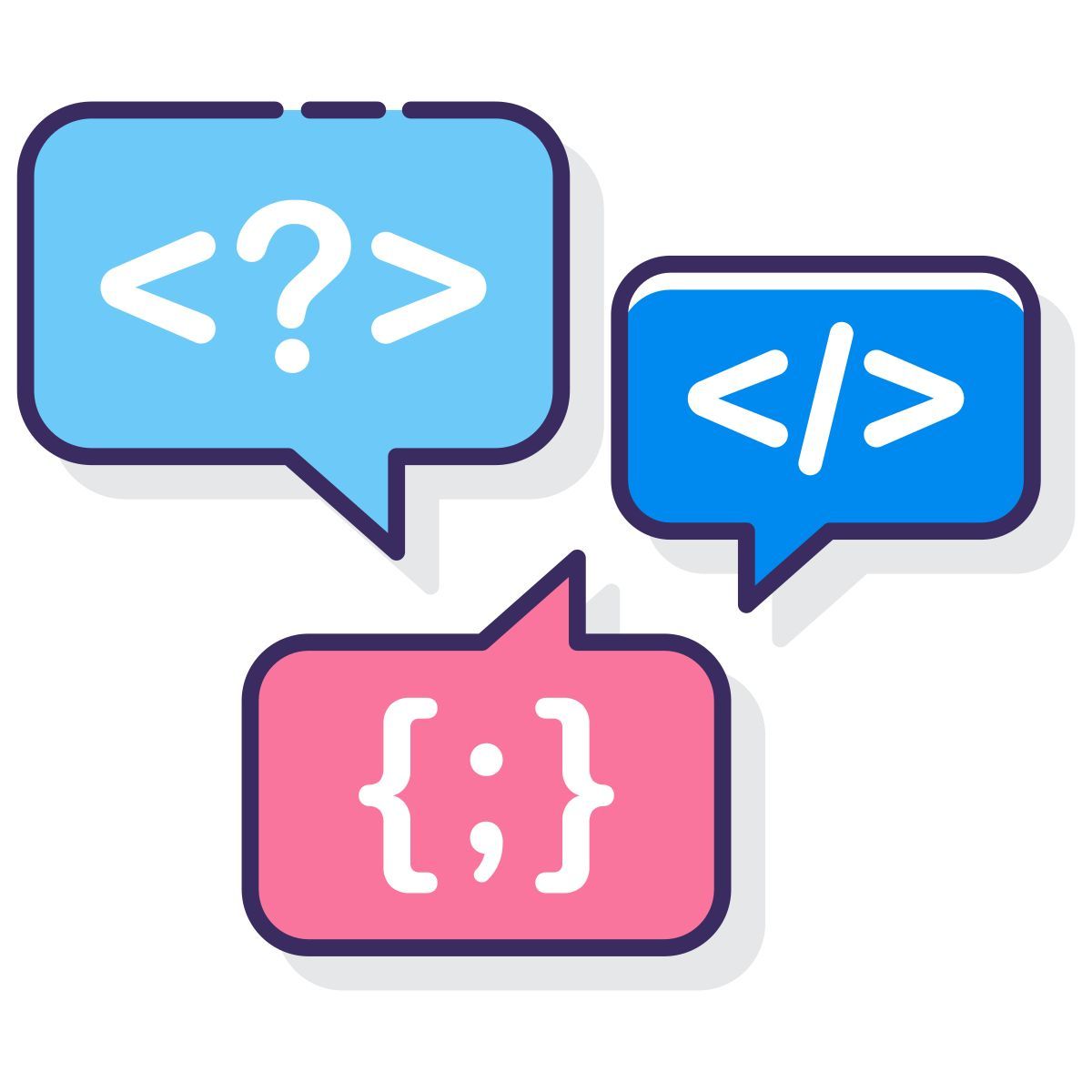 linguaggio di codifica icon