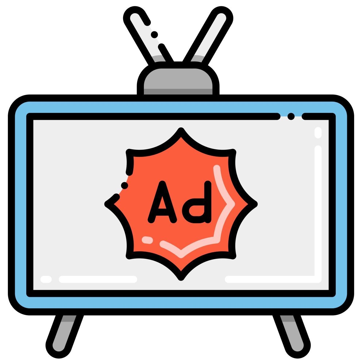 tv advertisement icon
