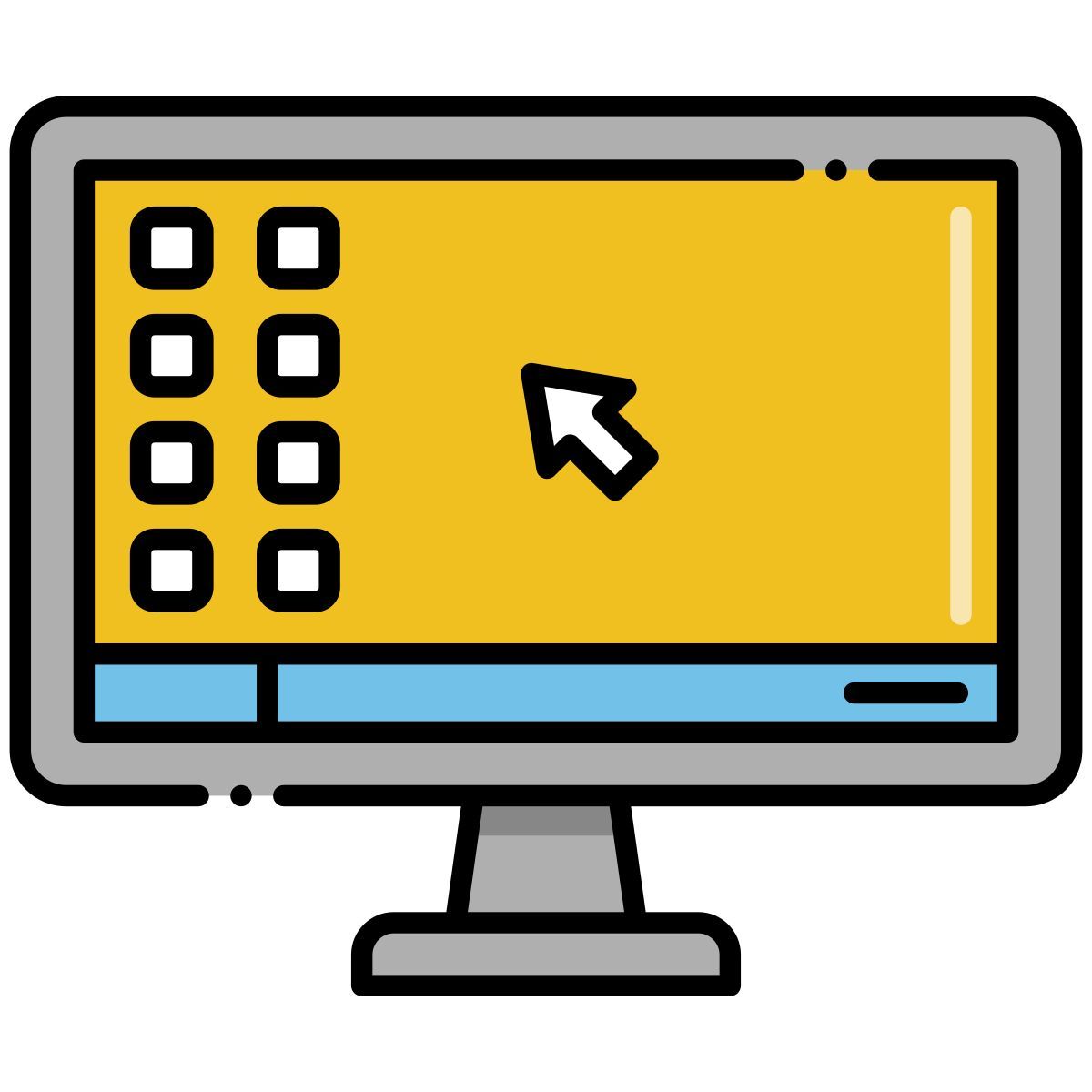schermo del computer icon