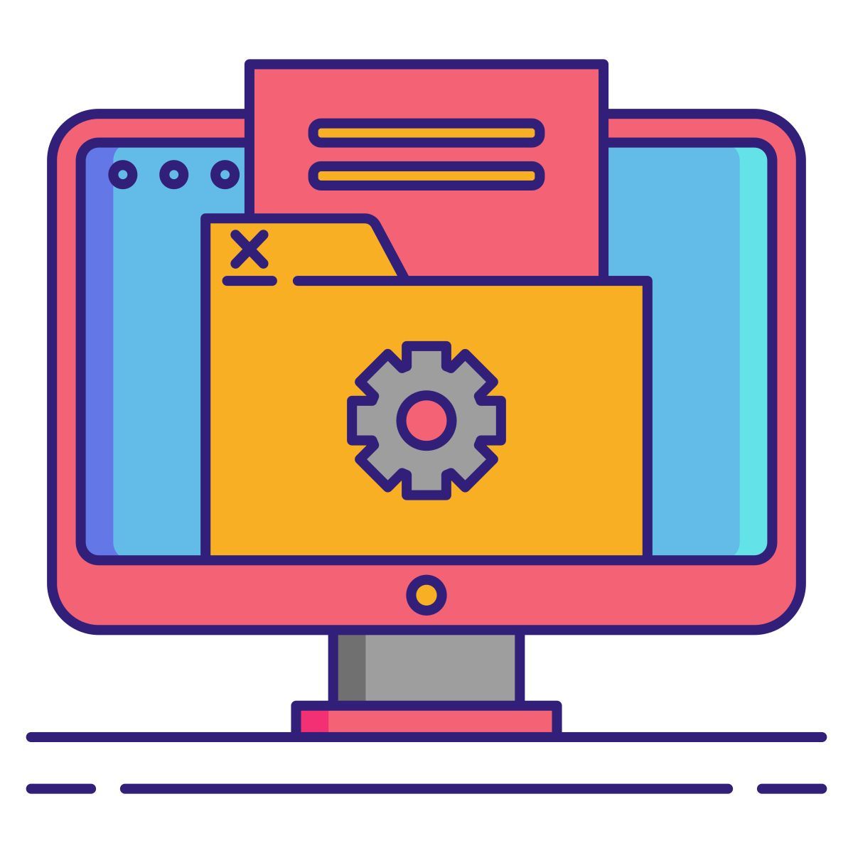 sistema di gestione dei contenuti icon
