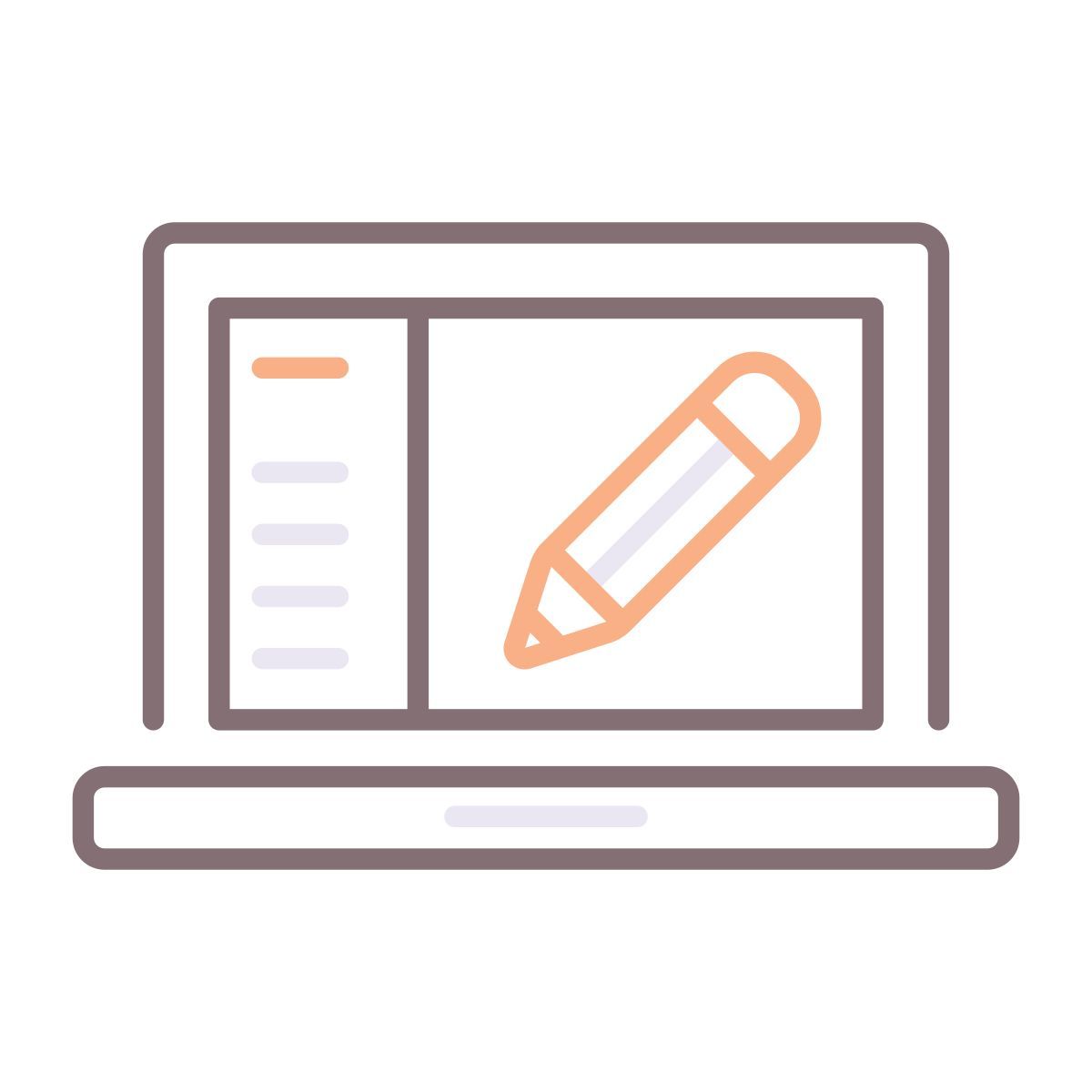content management system icon