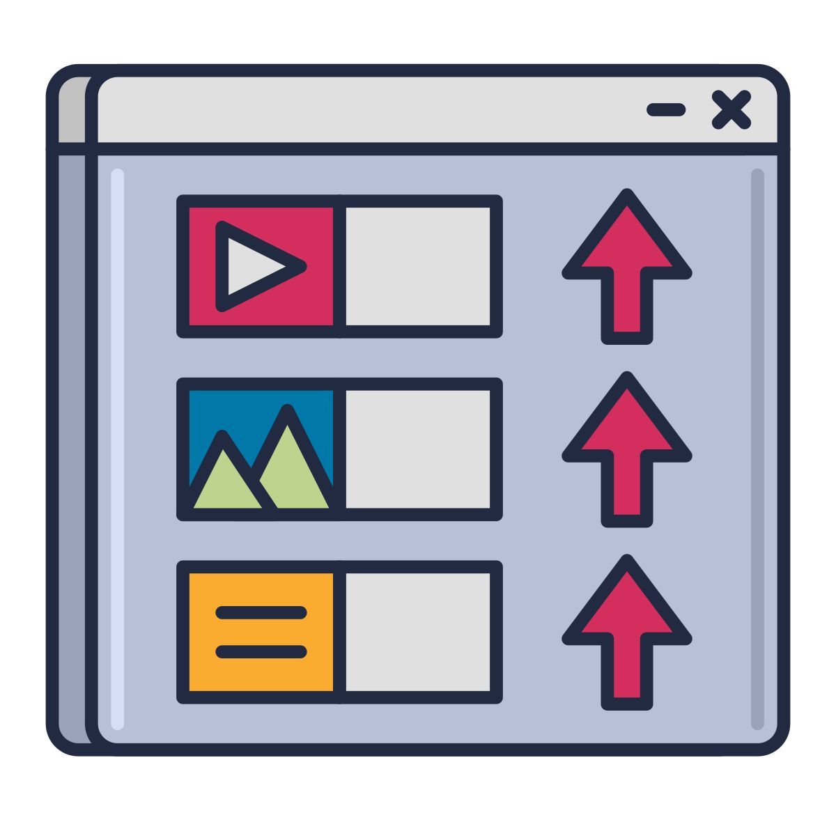 contenu icon