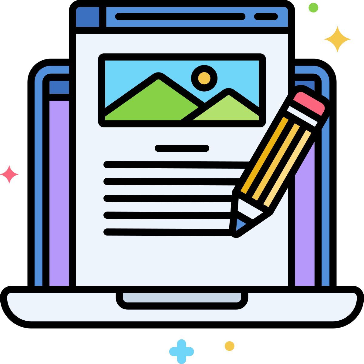 content writing icon