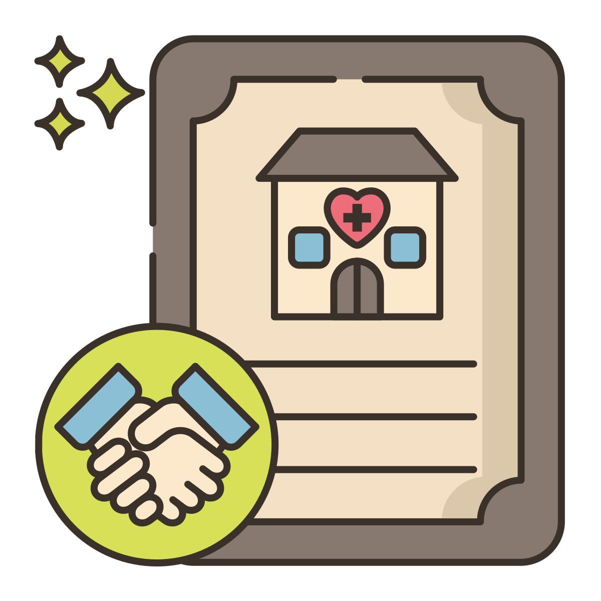 contract icon