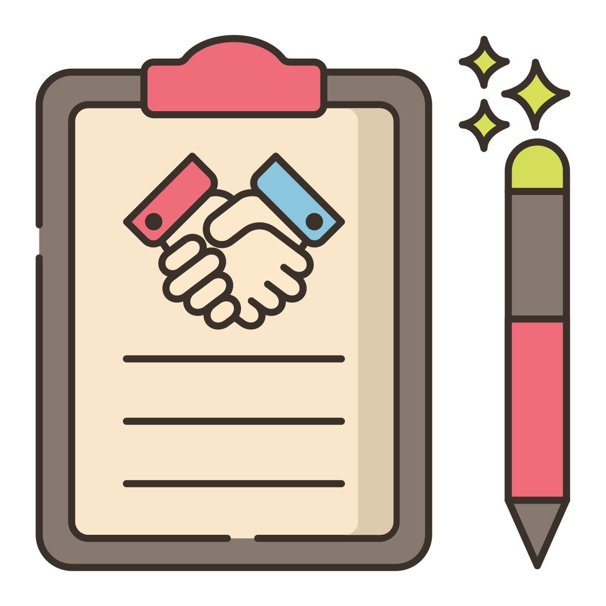contract icon
