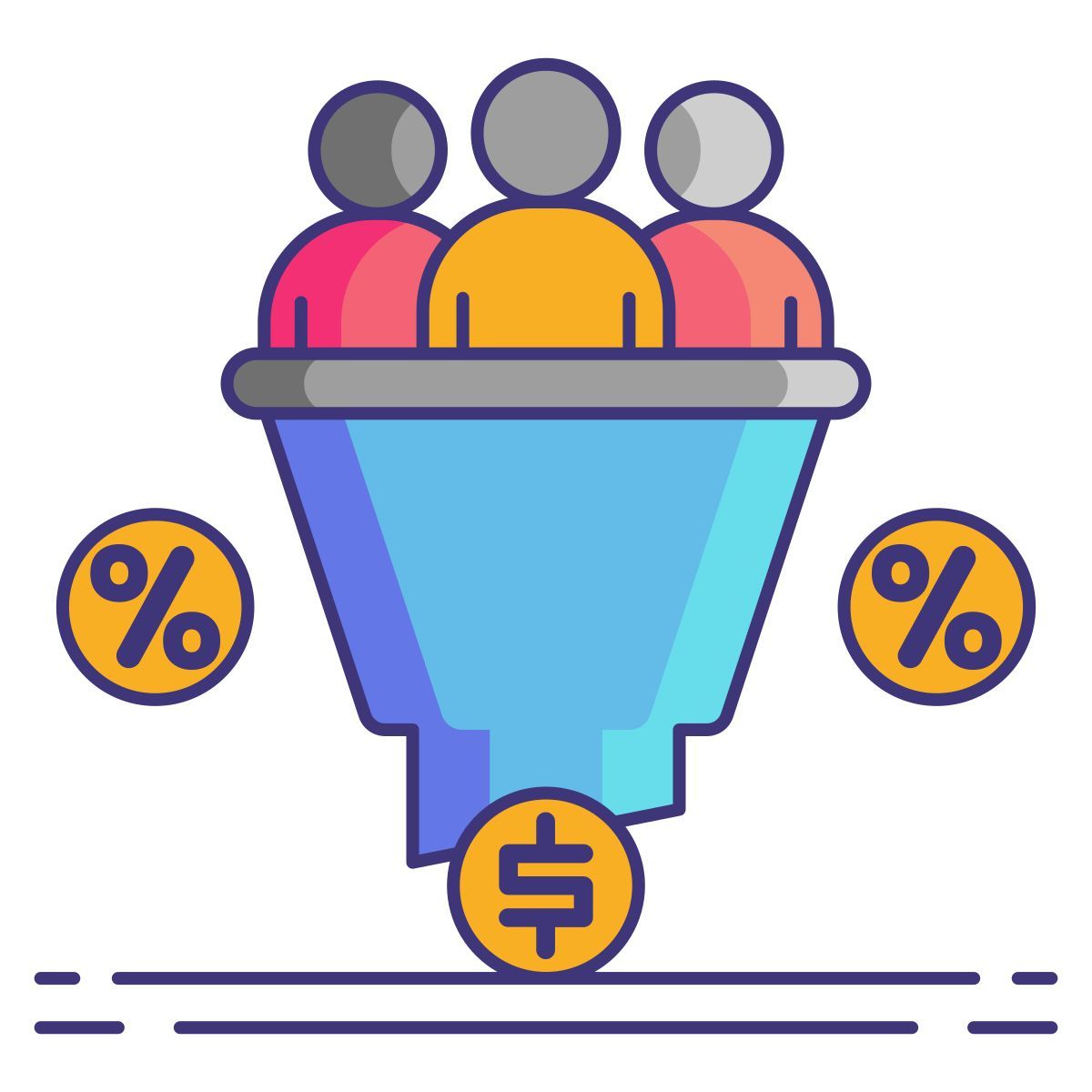 conversion rate icon