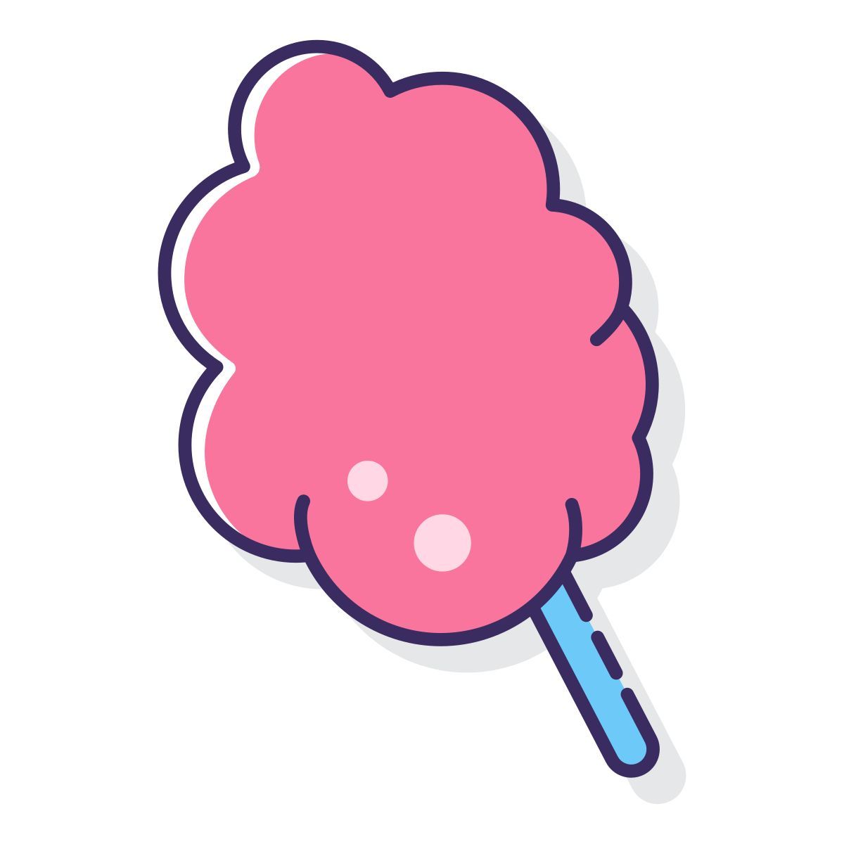 cotton candy icon