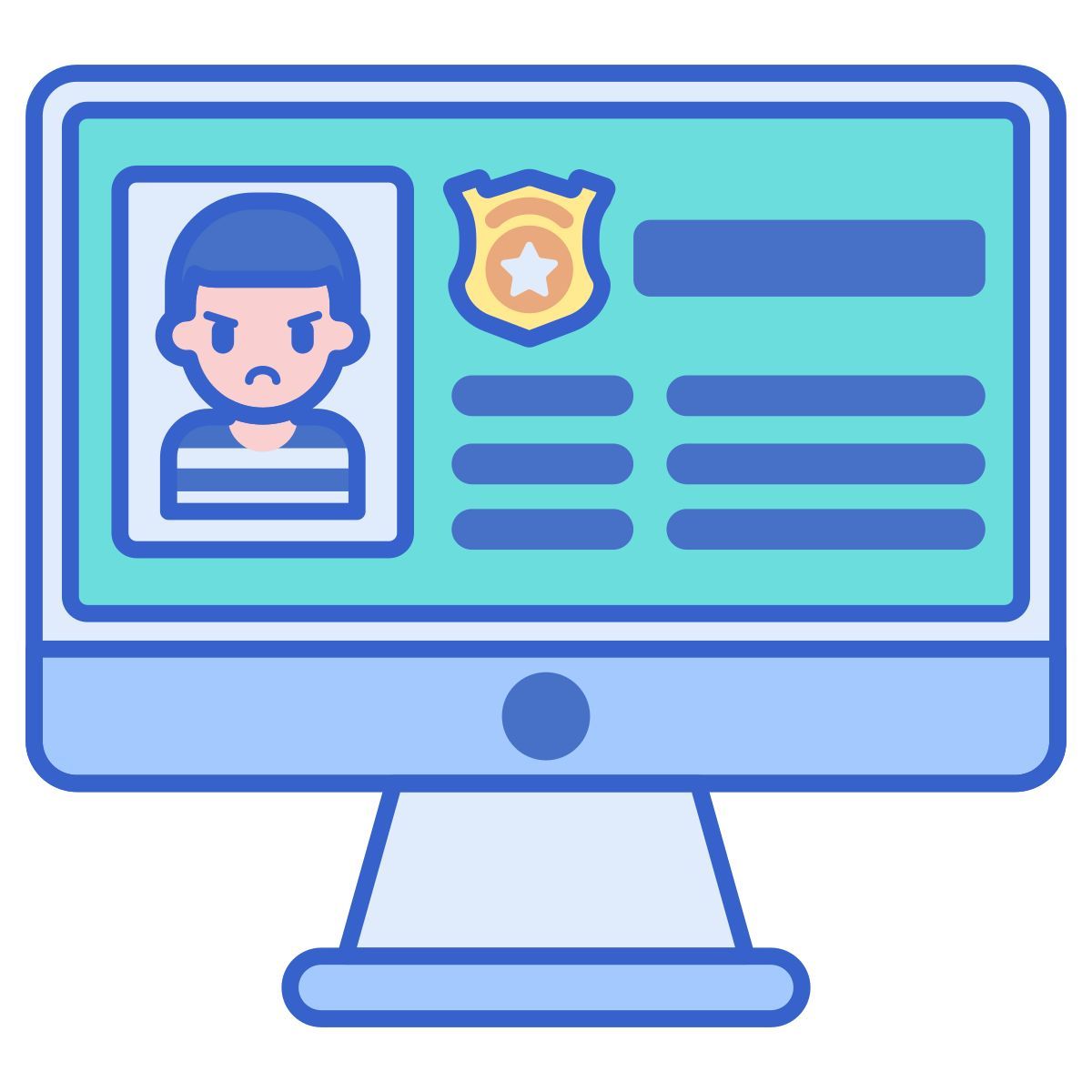 criminal database icon