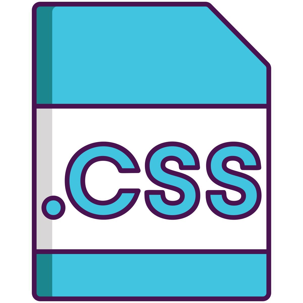 type de fichier css icon