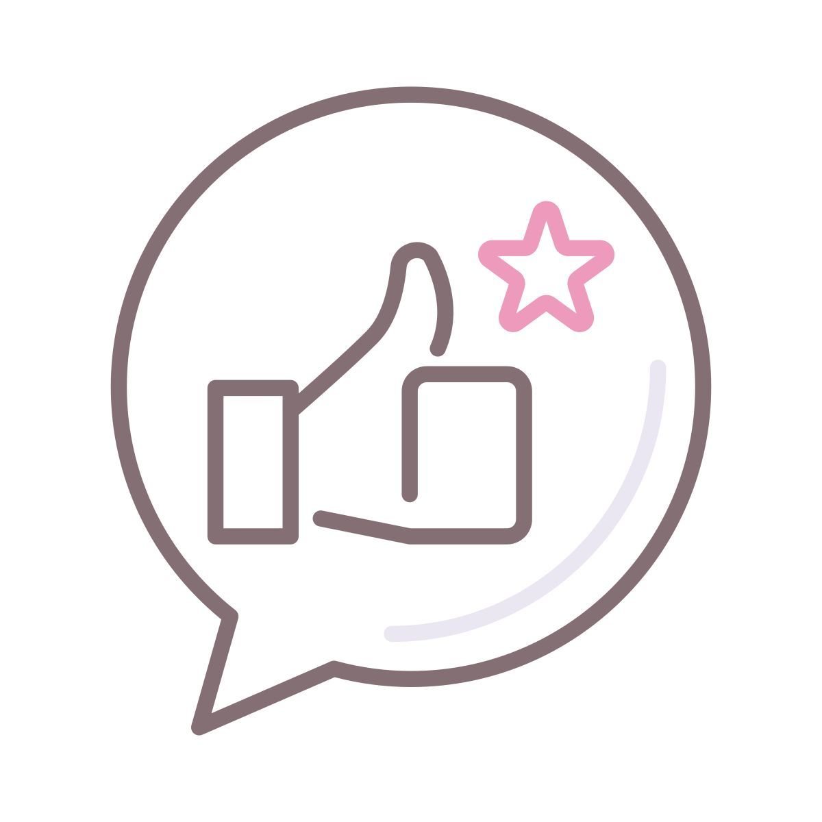 commentaires des clients icon