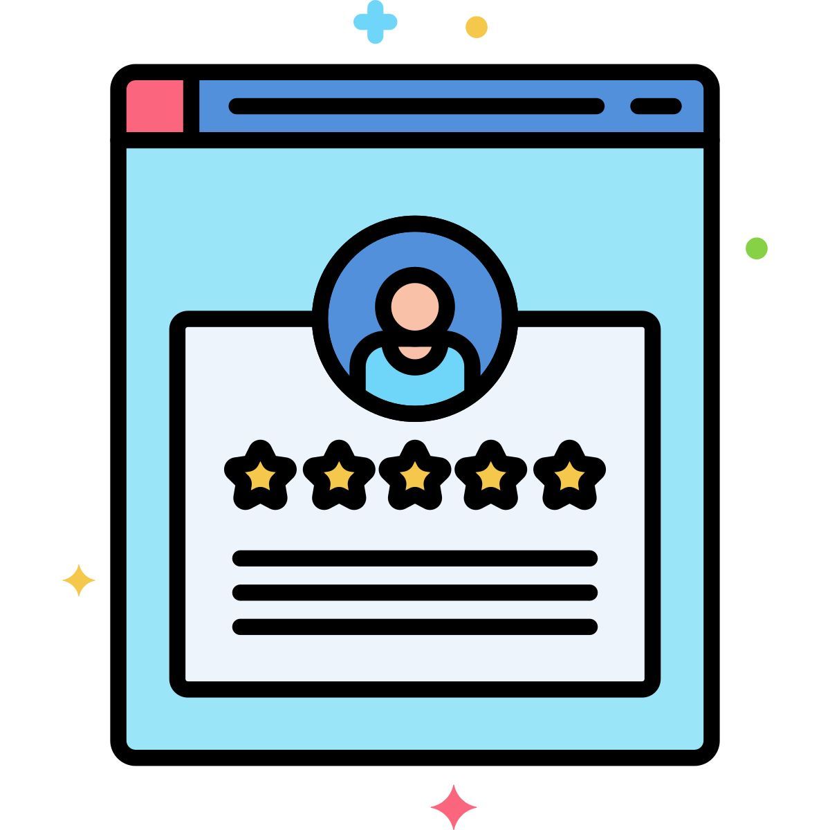 customer review icon