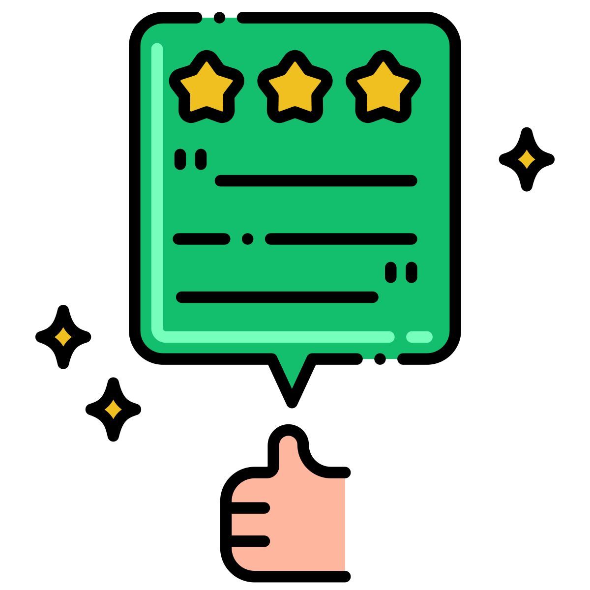 customer review icon
