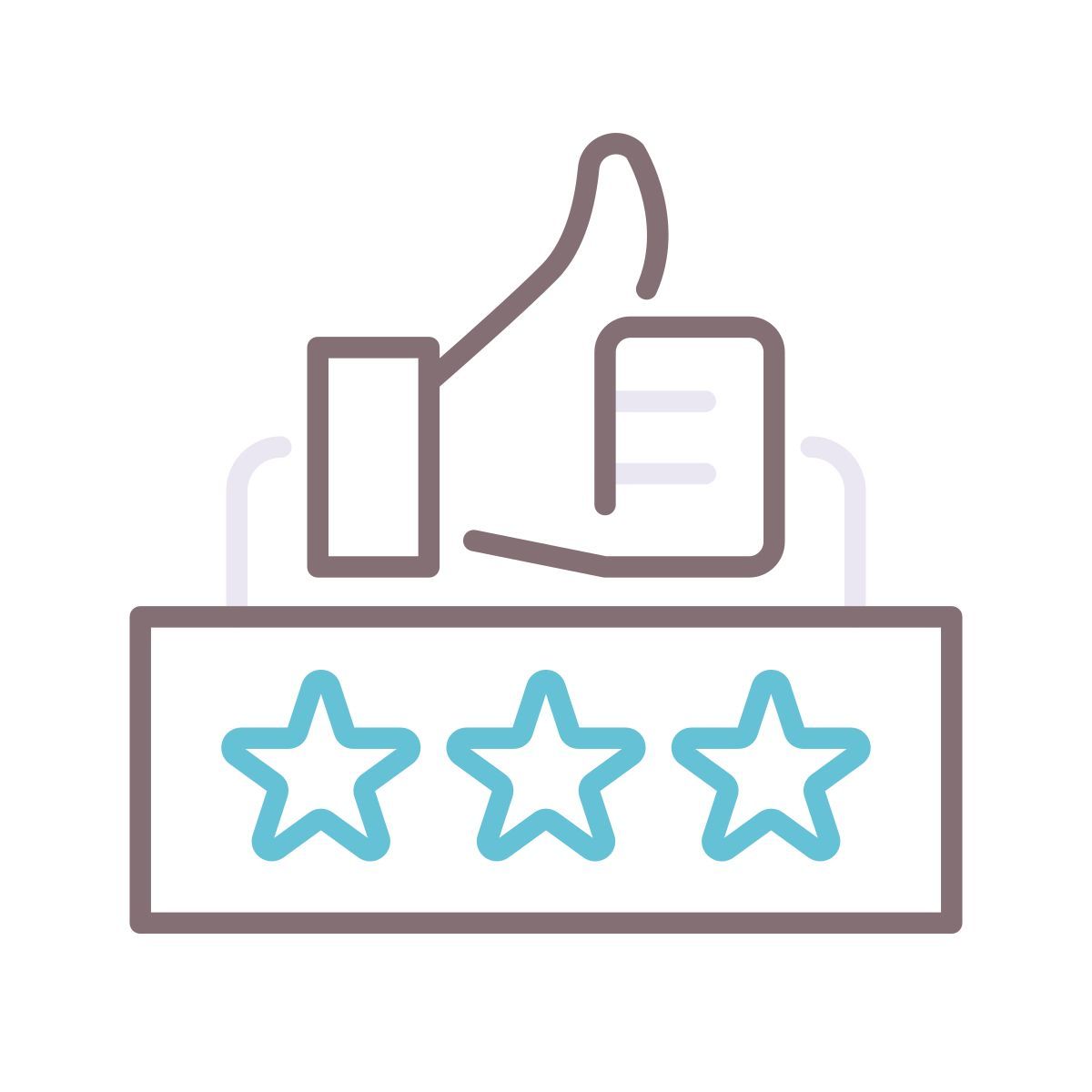 customer review icon