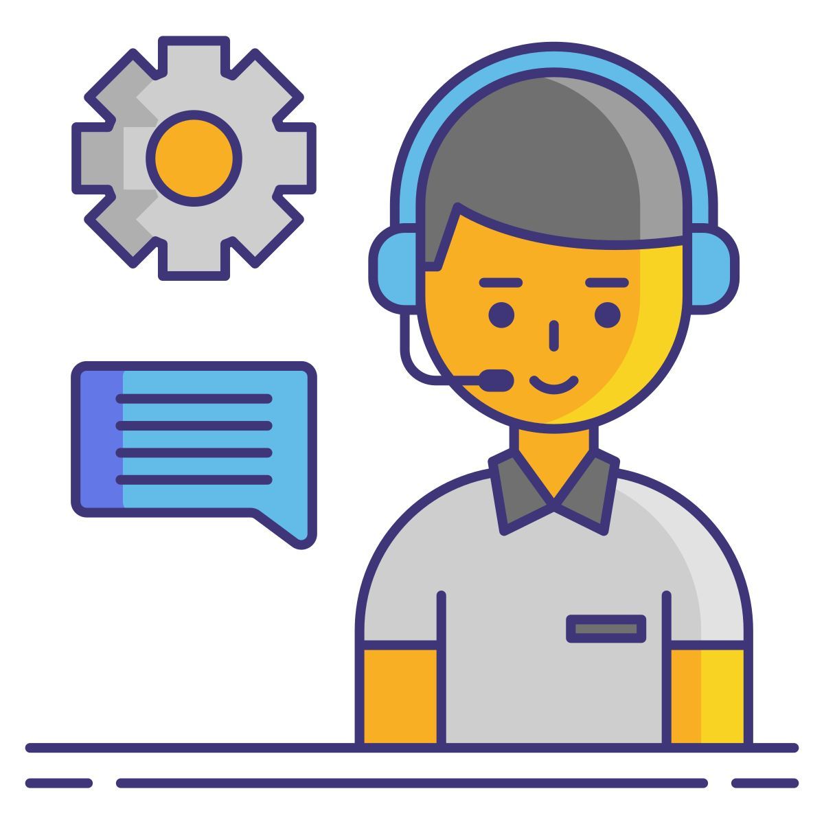 고객 서비스 담당자 icon