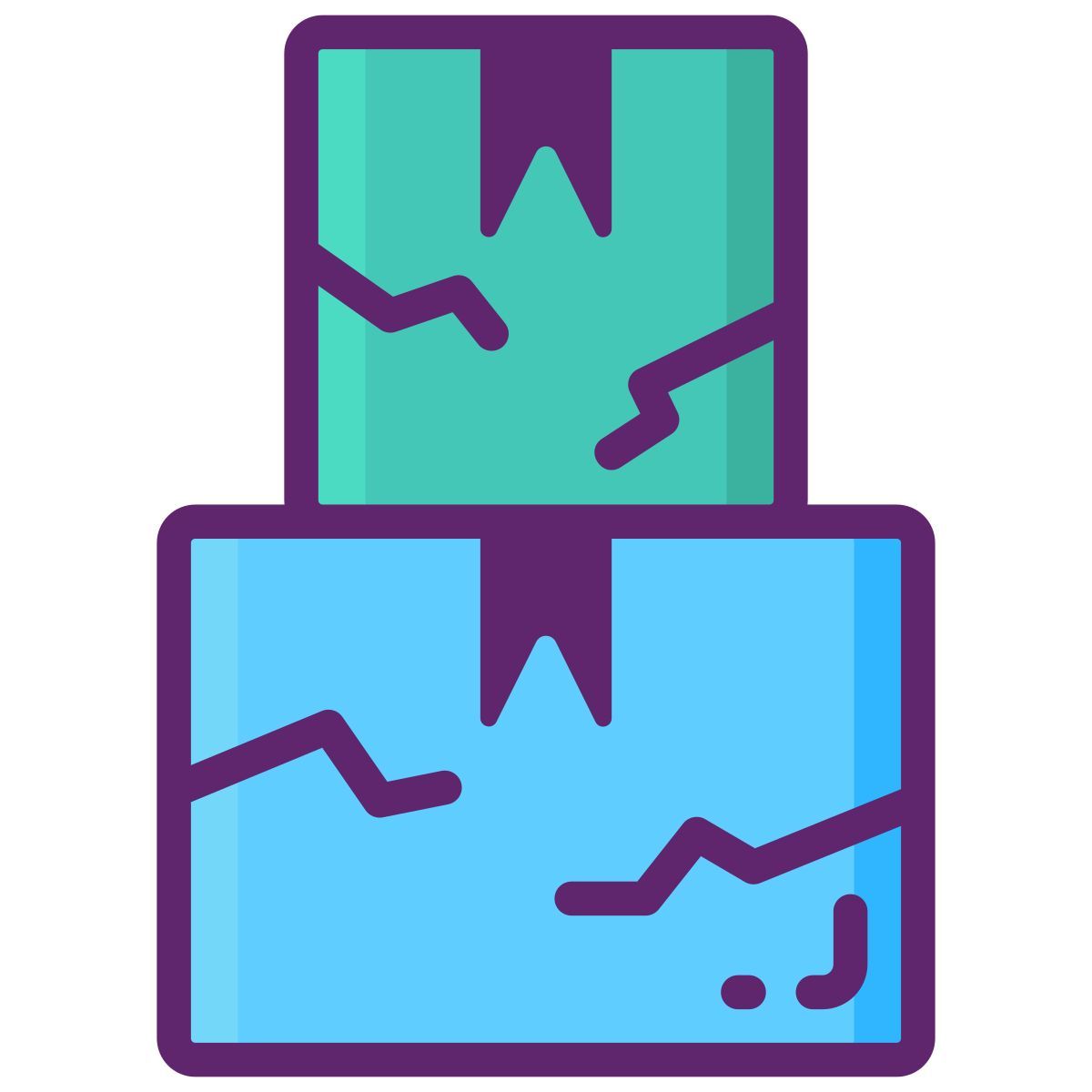 colis endommagé icon