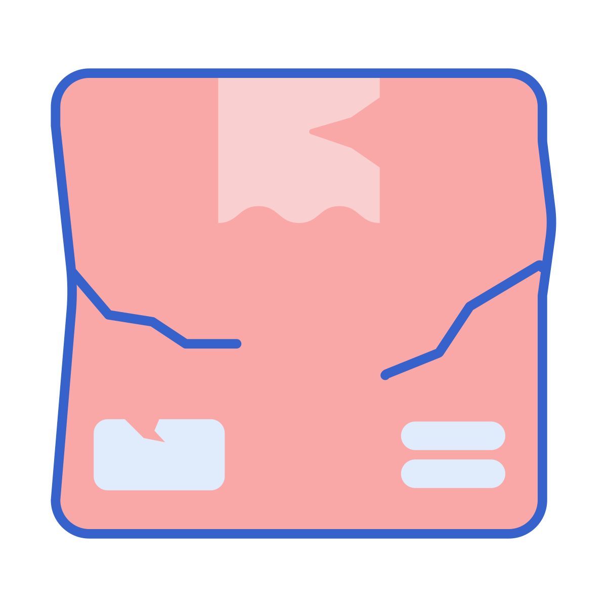 colis endommagé icon