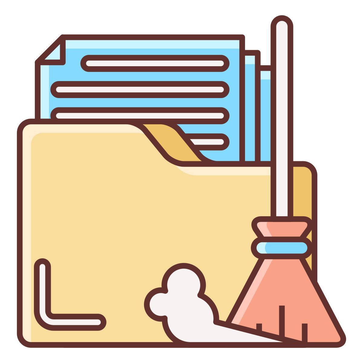 data cleaning icon