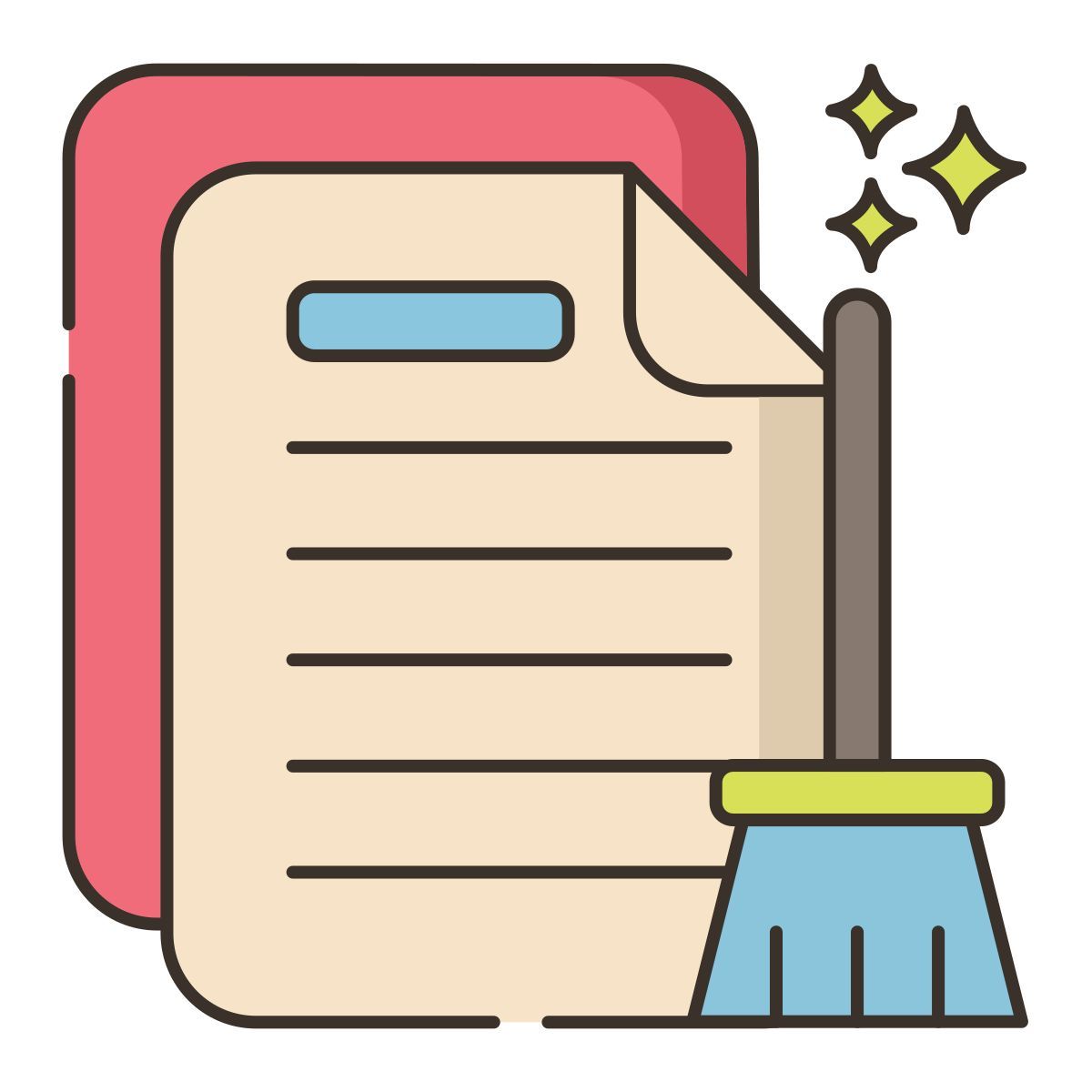 data cleaning icon