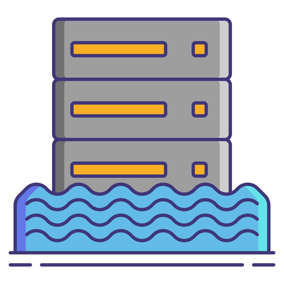 data lake icon