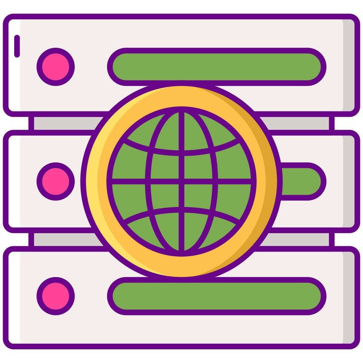 red de datos icon