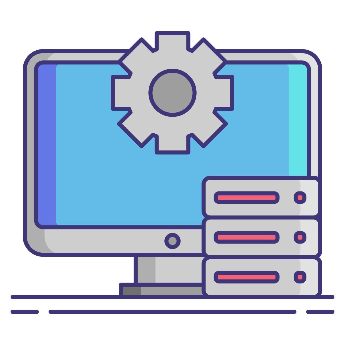 data processing icon