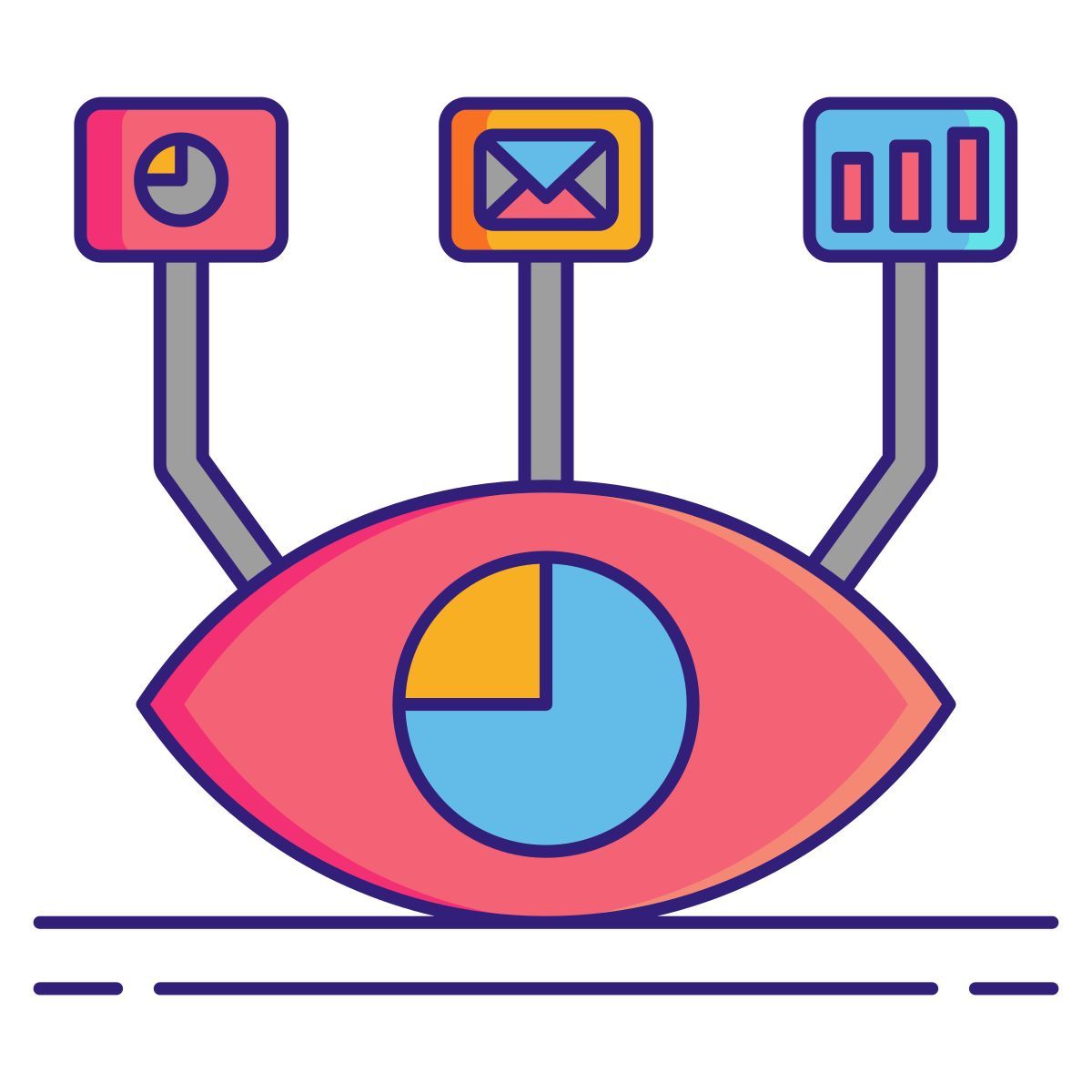 visualizzazione dei dati icon