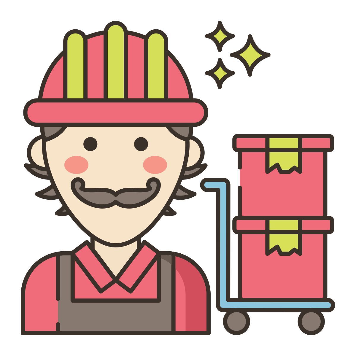 delivery man icon