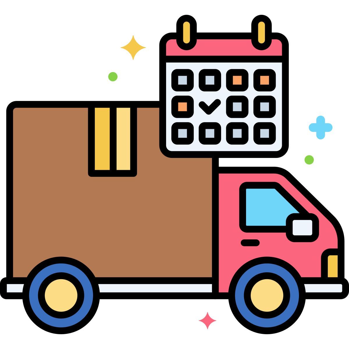 calendrier de livraison icon