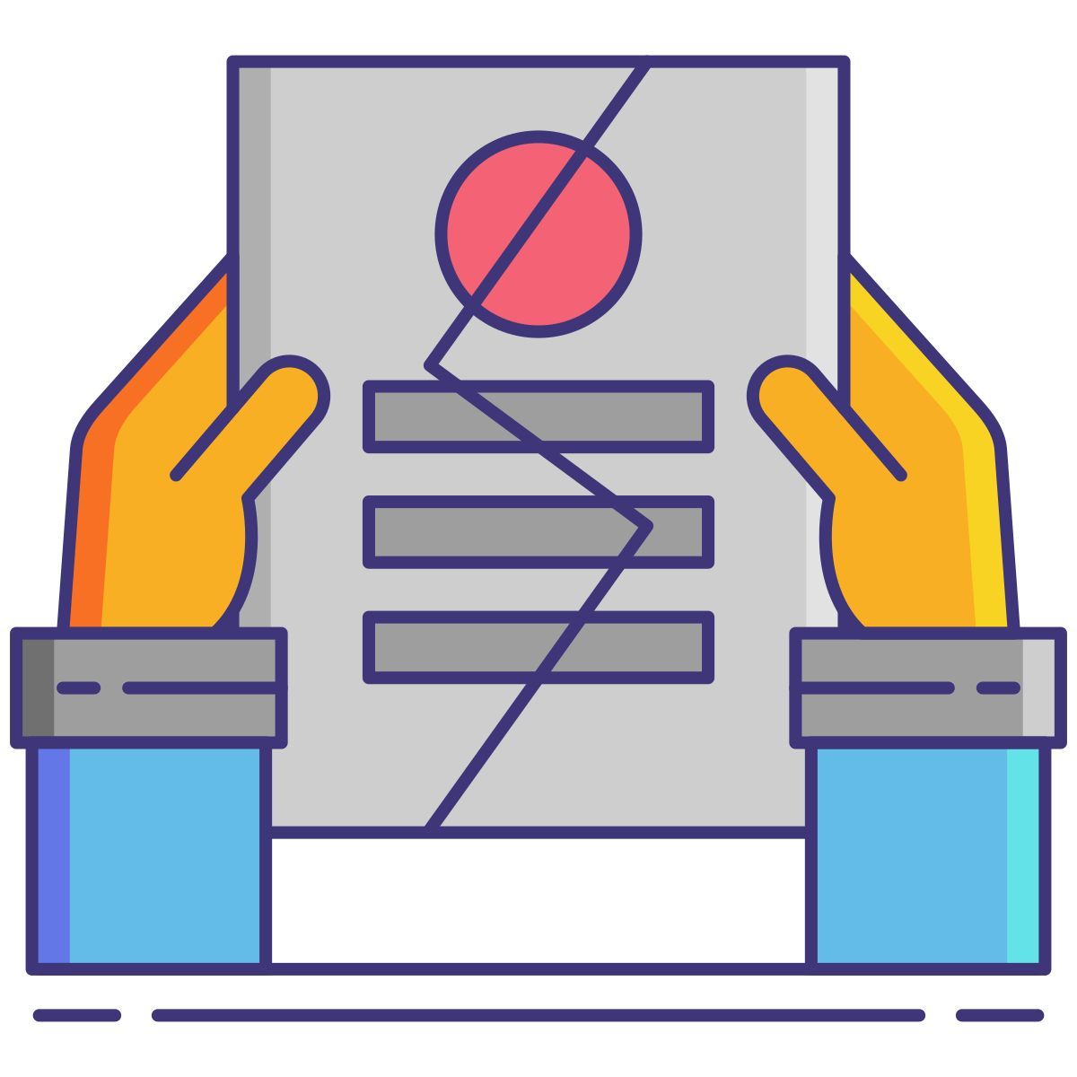 dematerialization icon