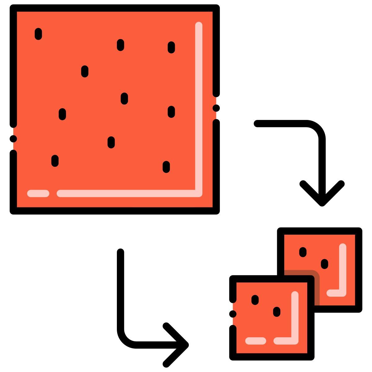 dematerialization icon