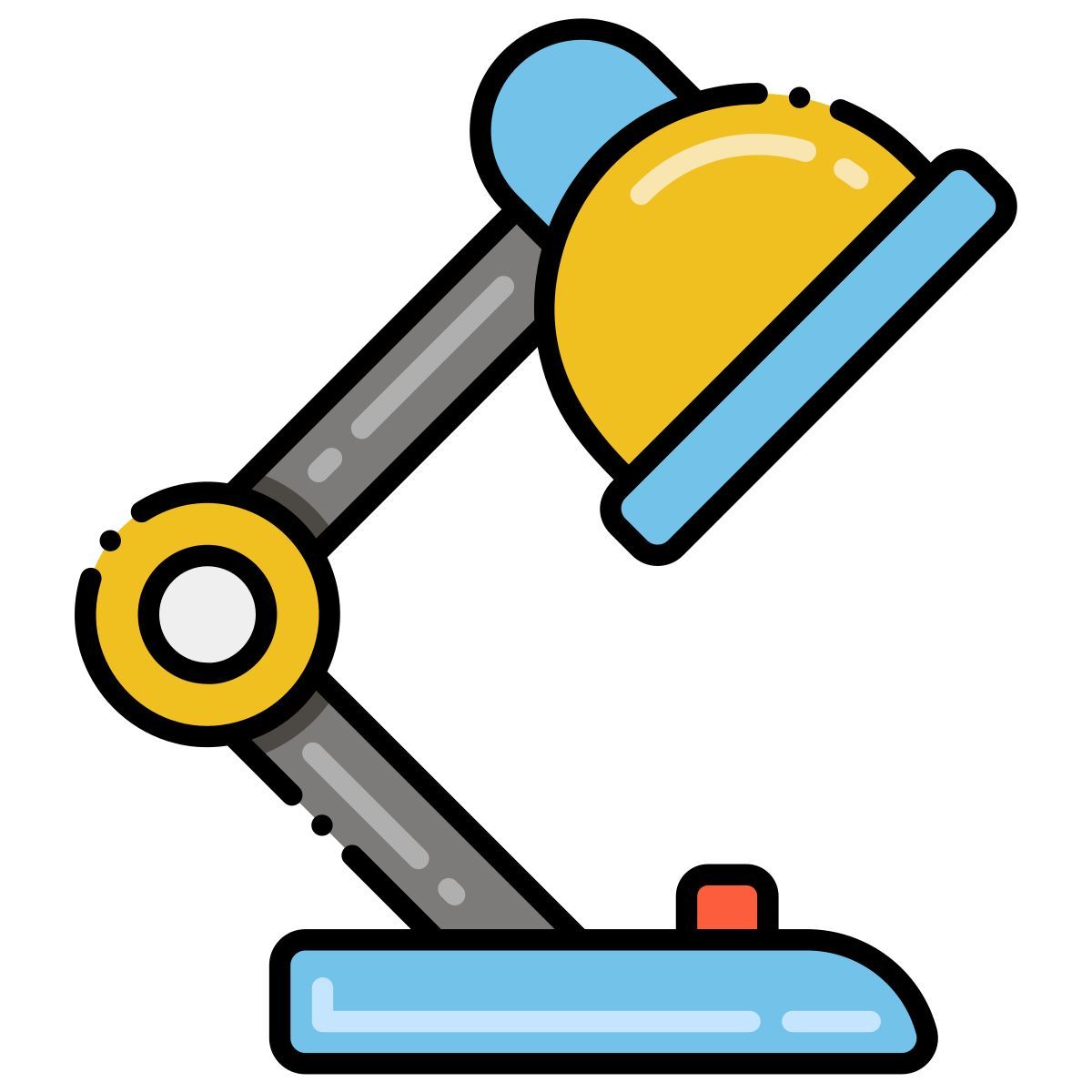 desk lamp icon