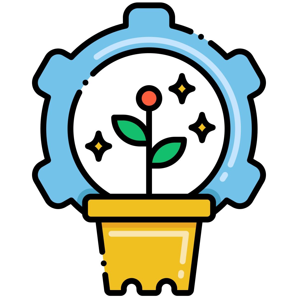 개발 중 icon