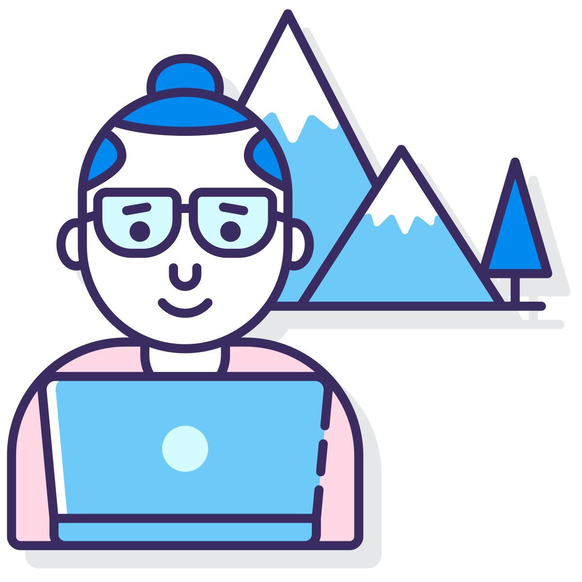 nómada digital icon