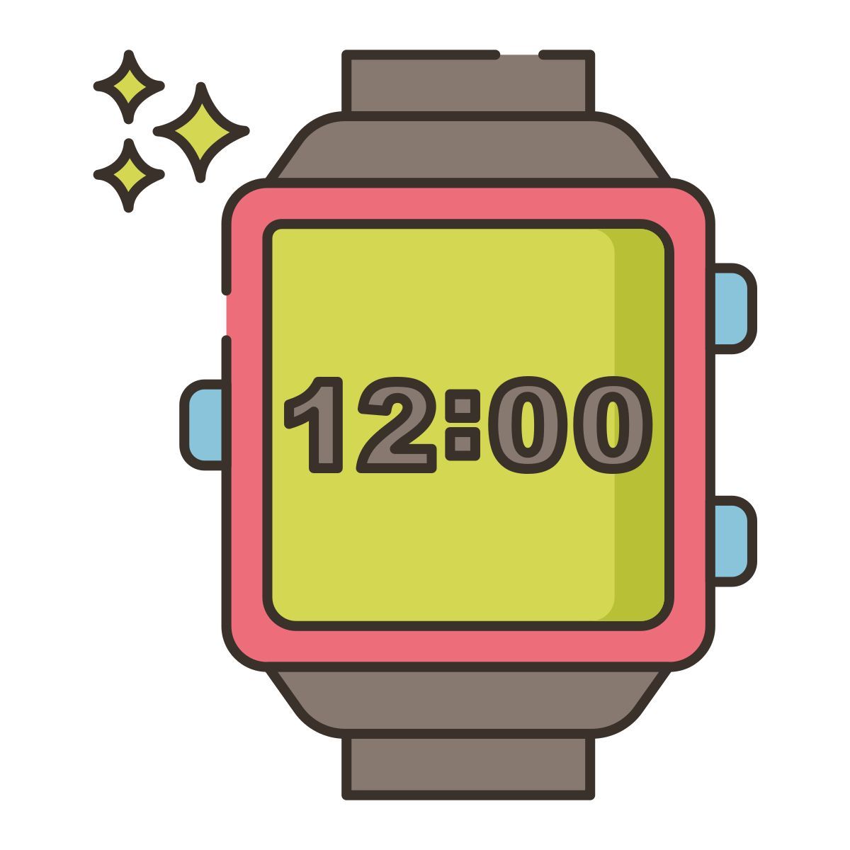 digital watch icon