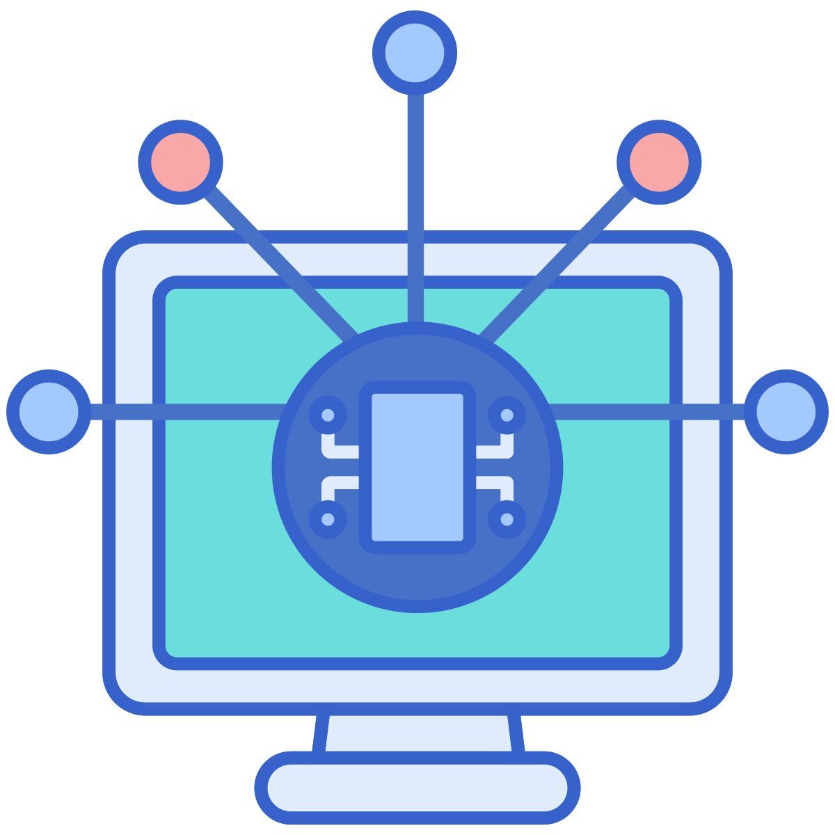 distribution network icon