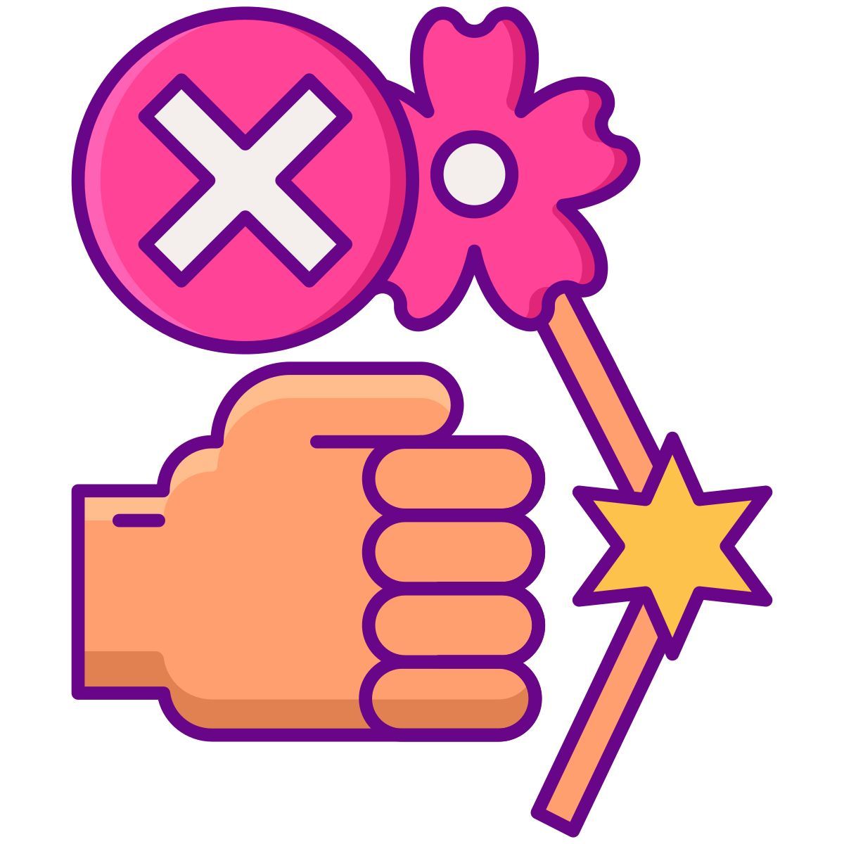 do not touch icon