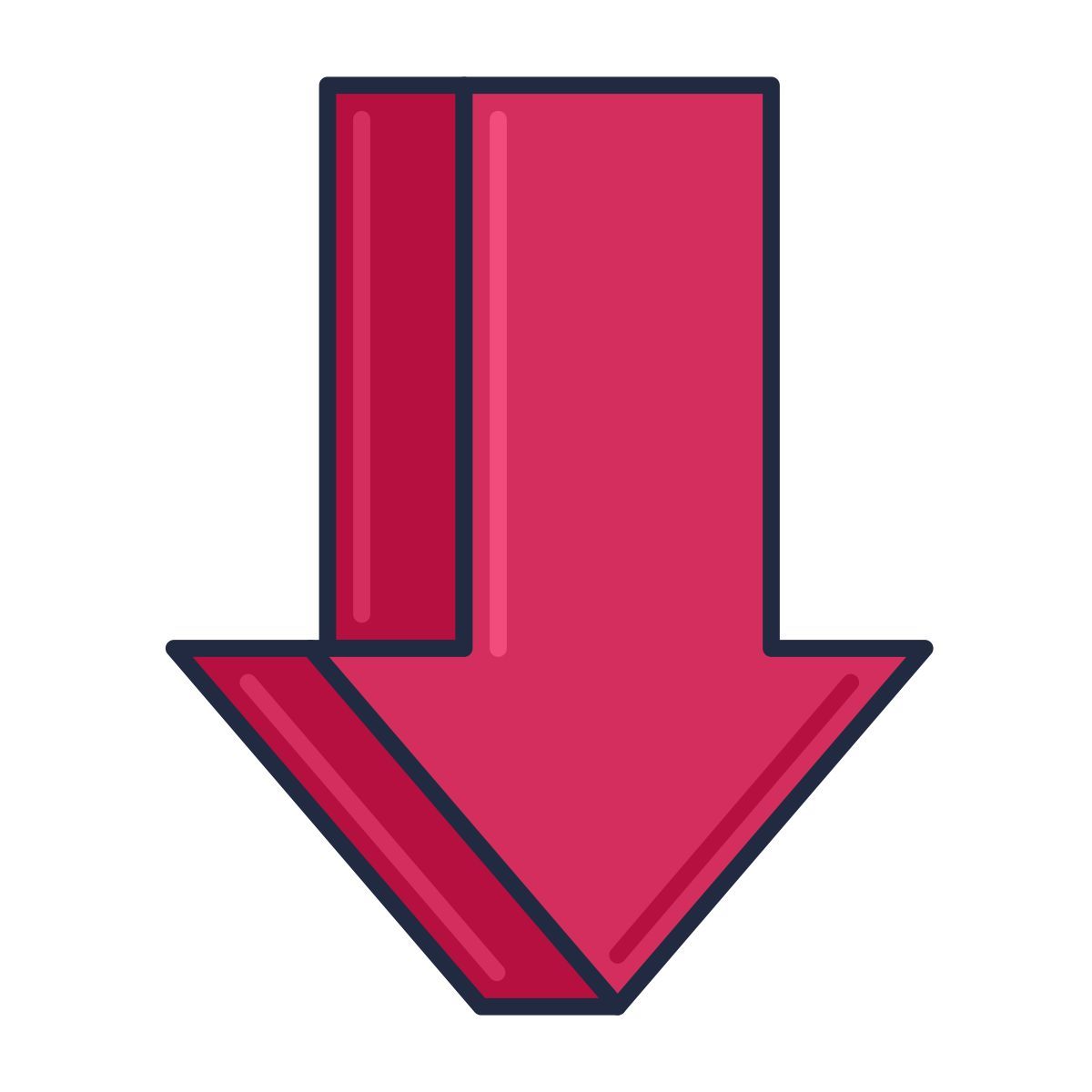 down arrow icon