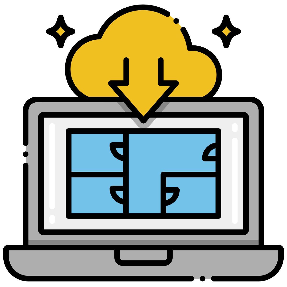 downloading icon