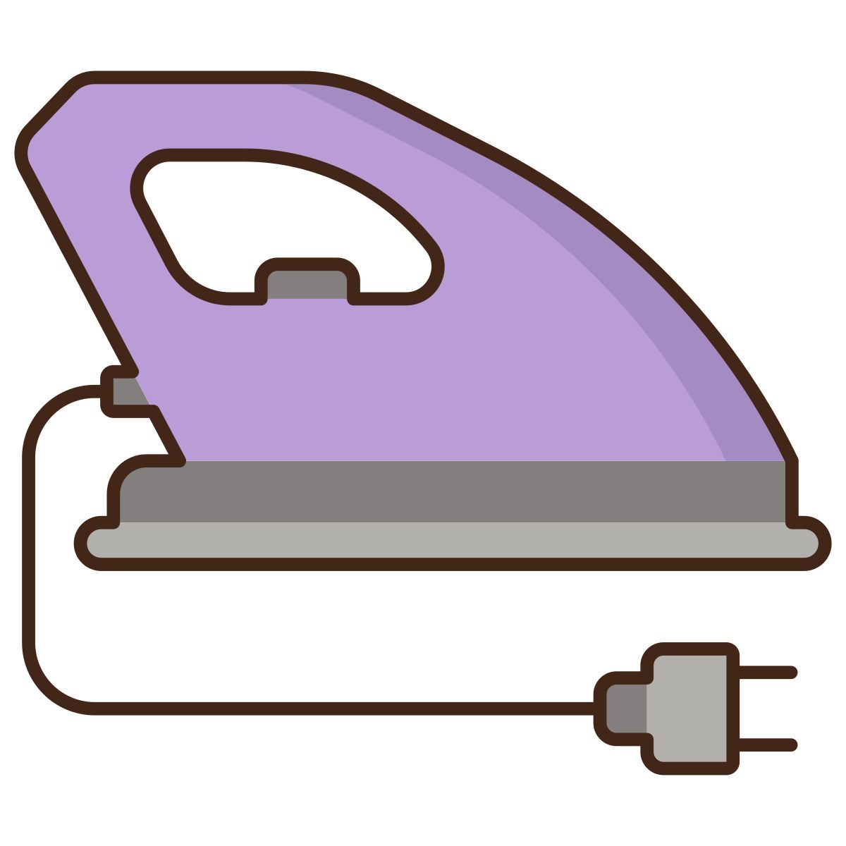 electric iron icon