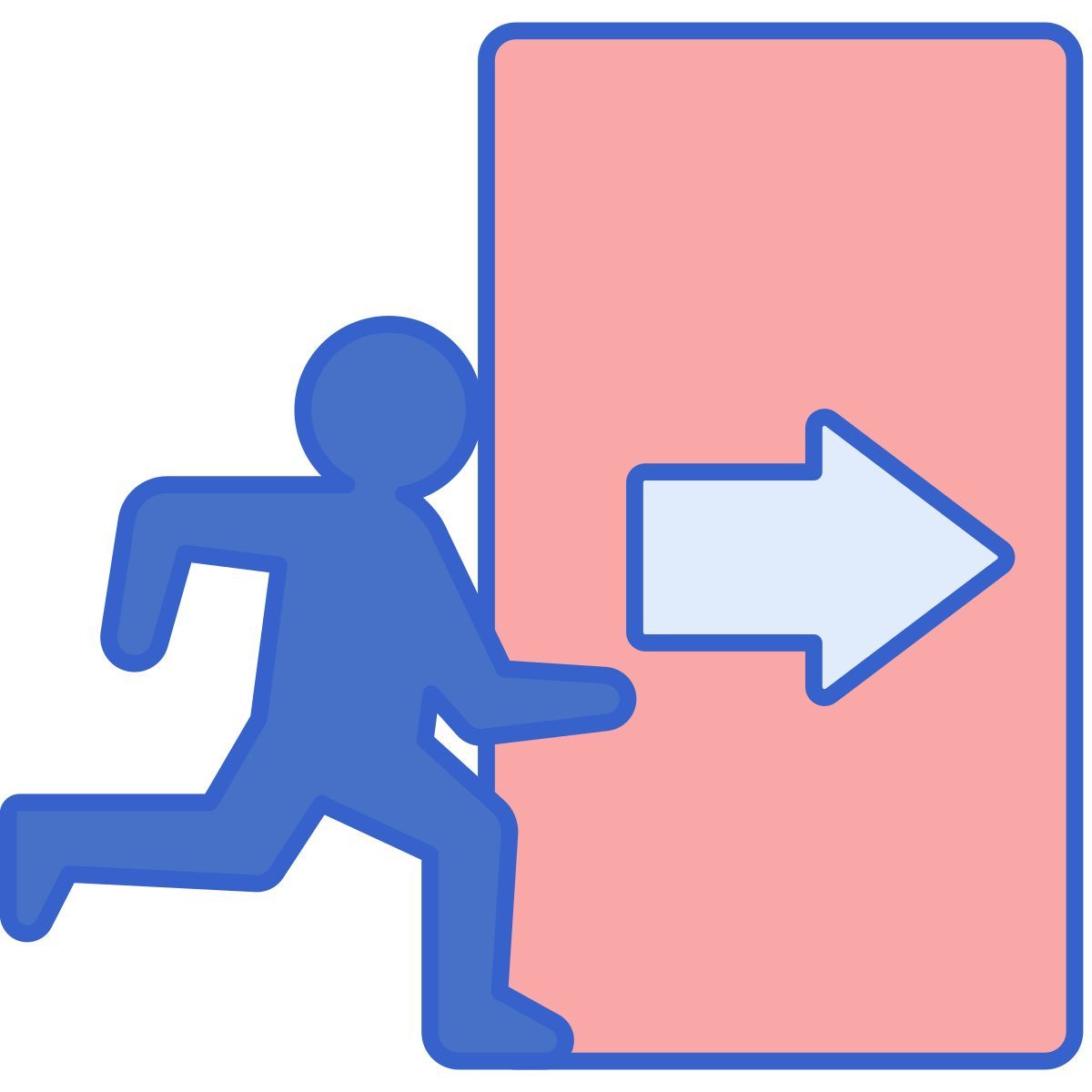 emergency exit icon