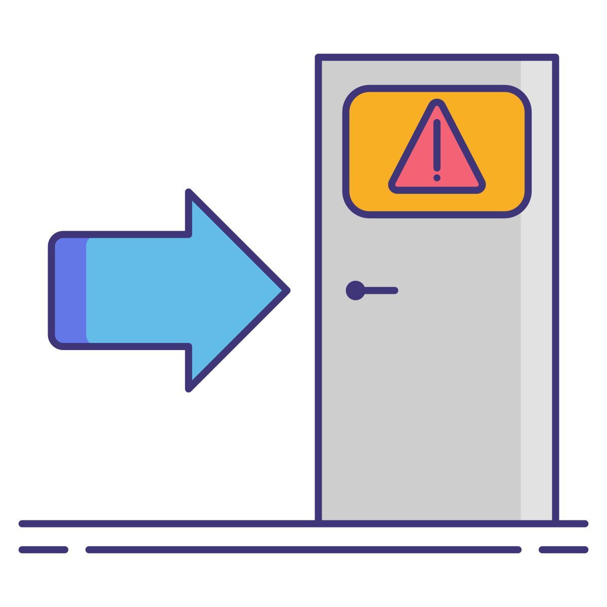 emergency exit icon