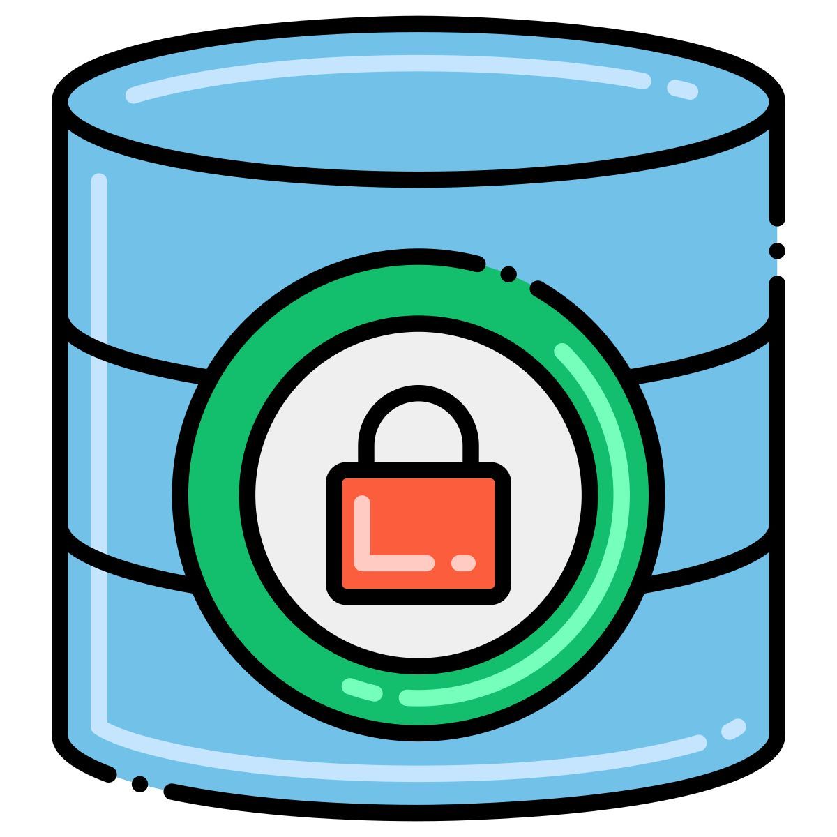 encrypted data icon