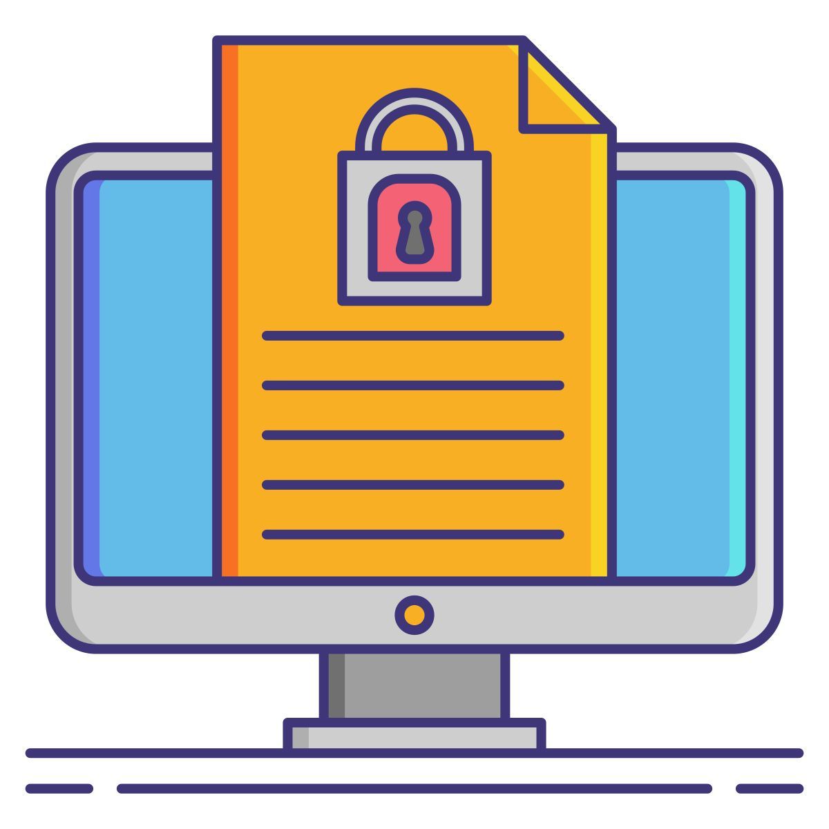 encrypted data icon