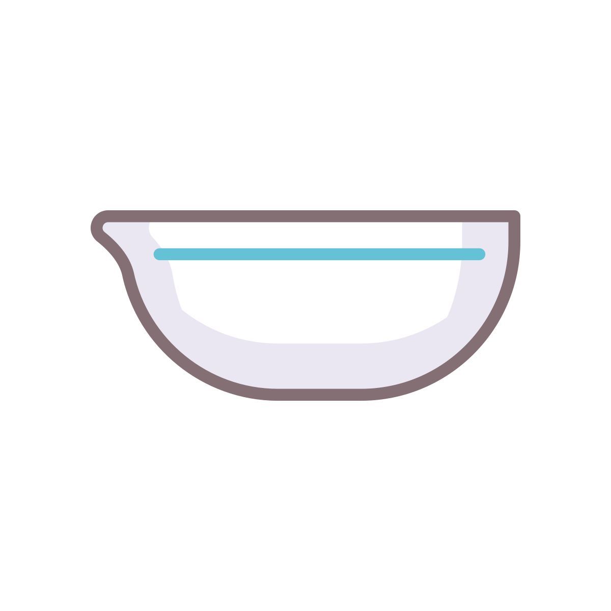 evaporating dish icon