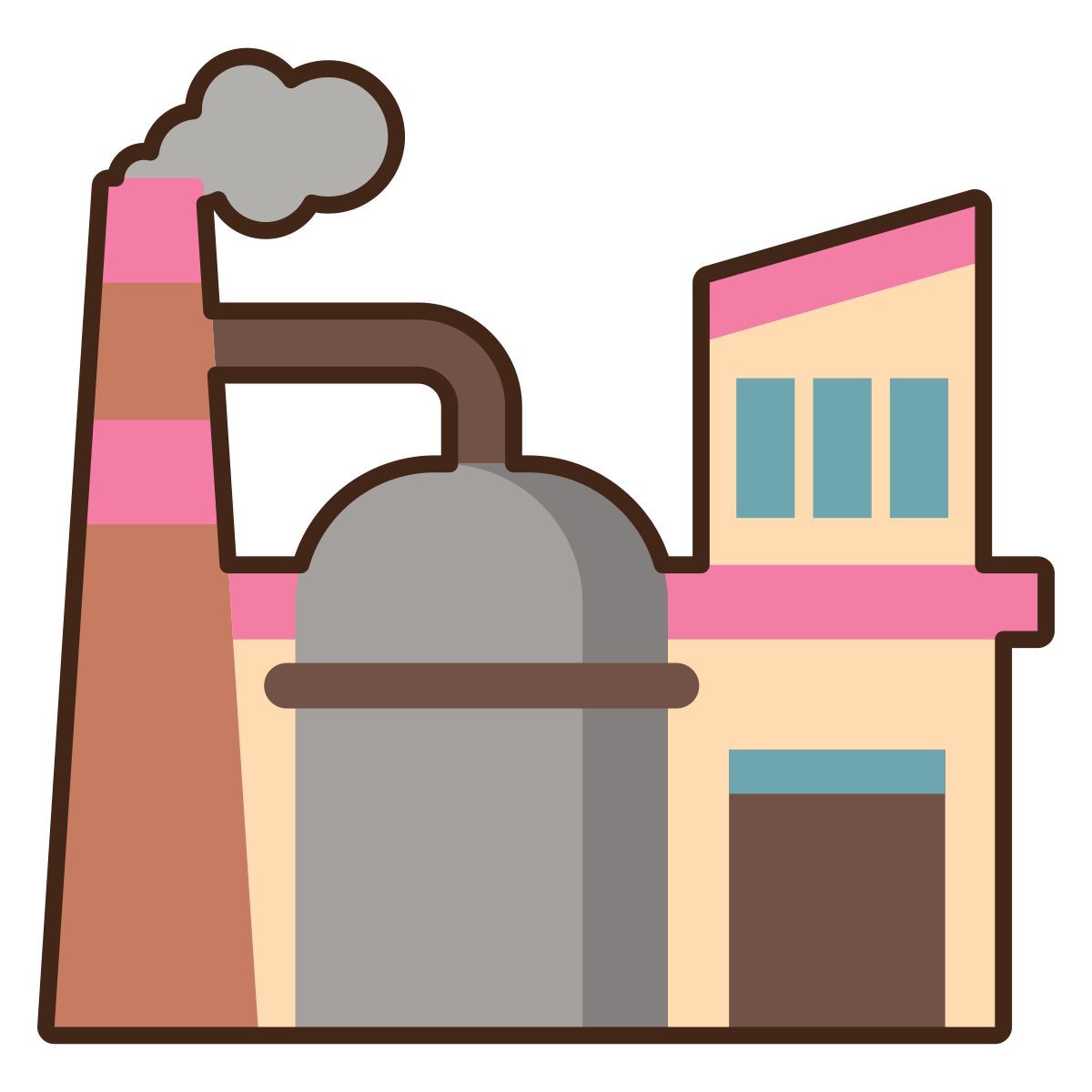 factory plant icon